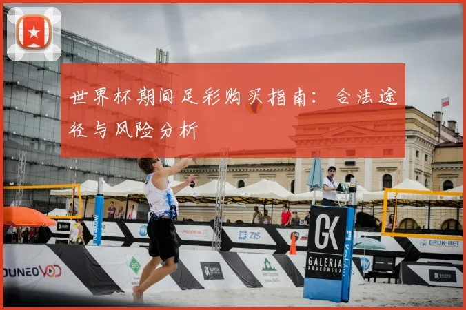 世界杯期间足彩购买指南:合法途径与风险分析